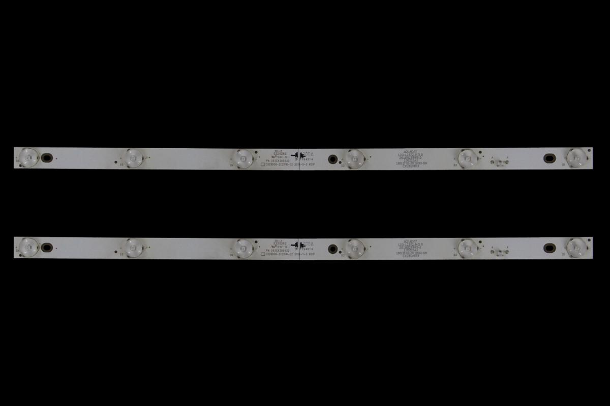 Zestaw listew LED do naprawy podświetlenia telewizora  Horizon 28" zestaw 2szt x CX28D06-ZC21FG-02 2016-5-3 6S1PCX280M03