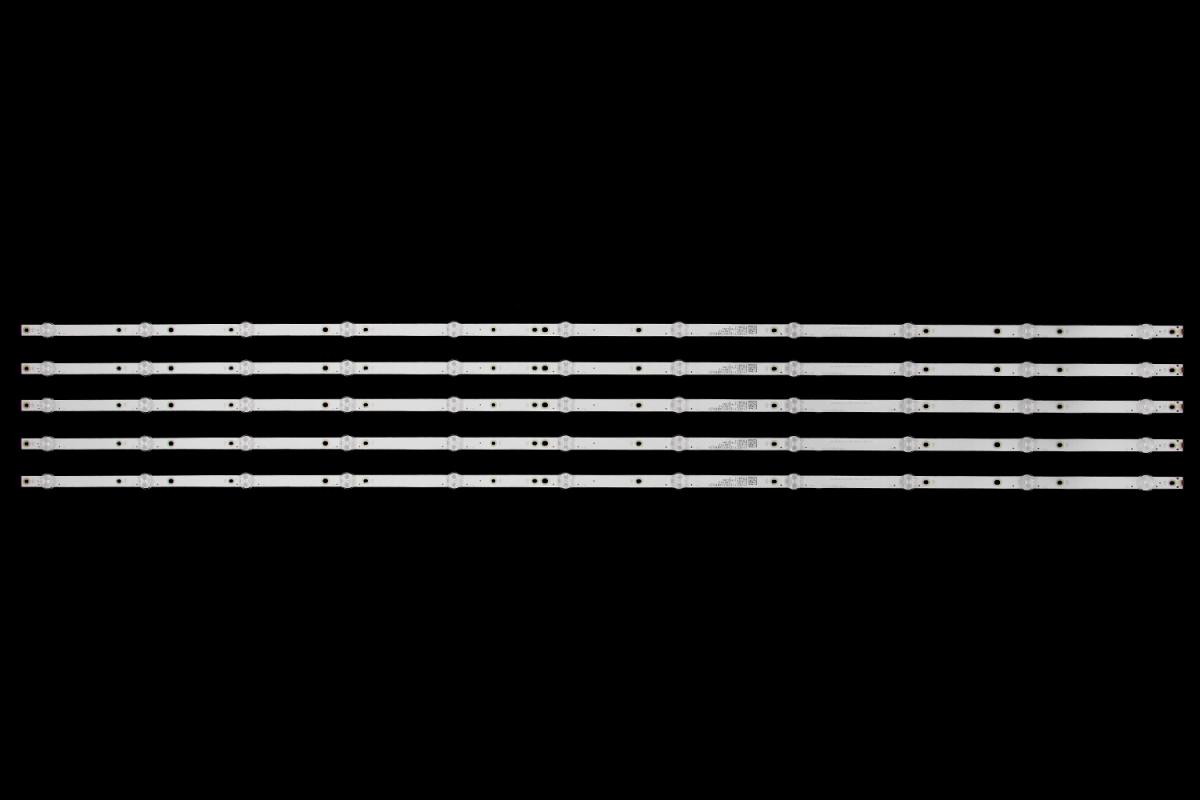 Zestaw listew LED do naprawy podświetlenia telewizora  Insignia 58" zestaw 5szt x LB-GM3030-GJBBY585*11BB11-S