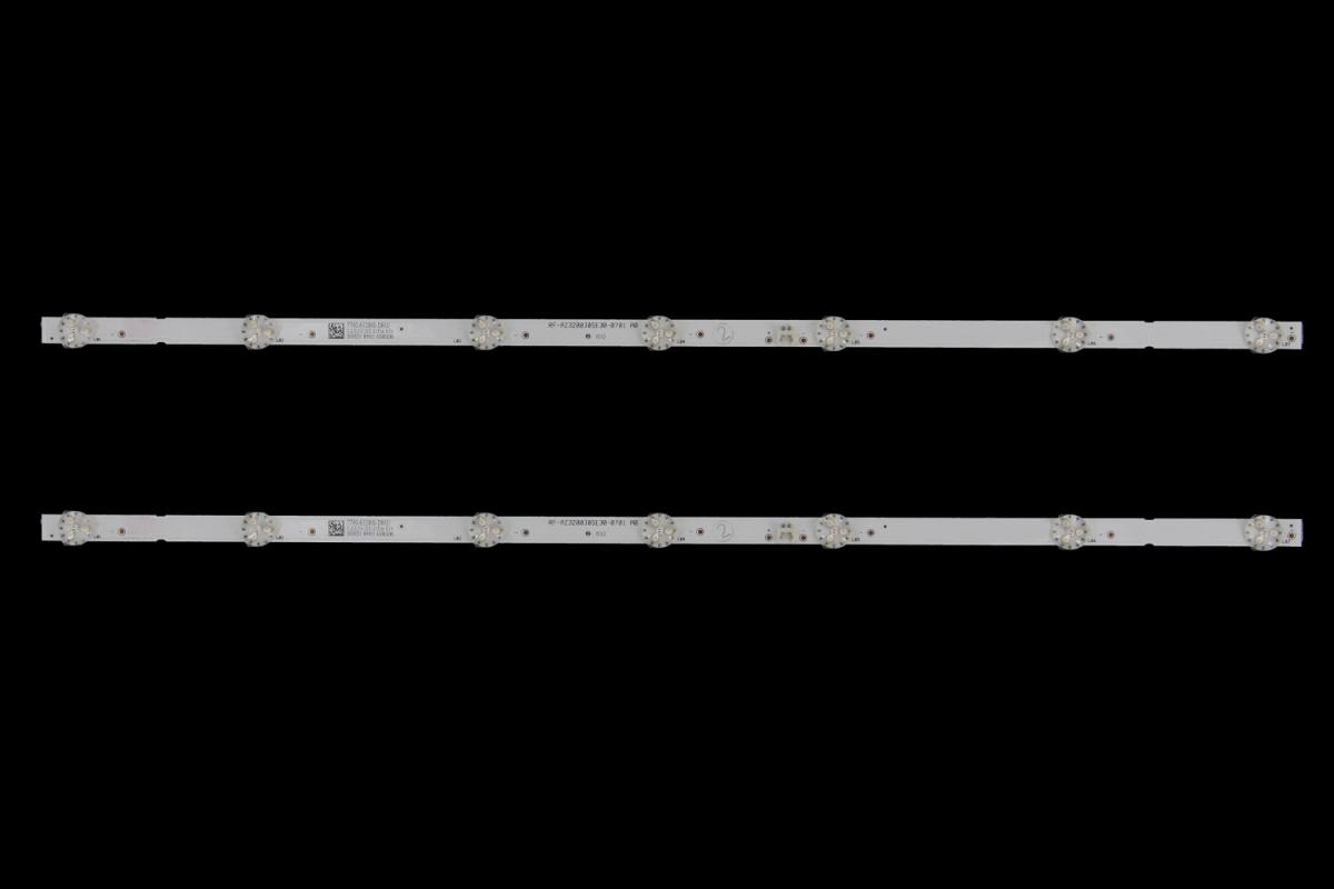 Zestaw listew LED do naprawy podświetlenia telewizora  HISENSE 32" zestaw 2szt x RF-AZ320030SE30-0701 A0 7700-632000-D830