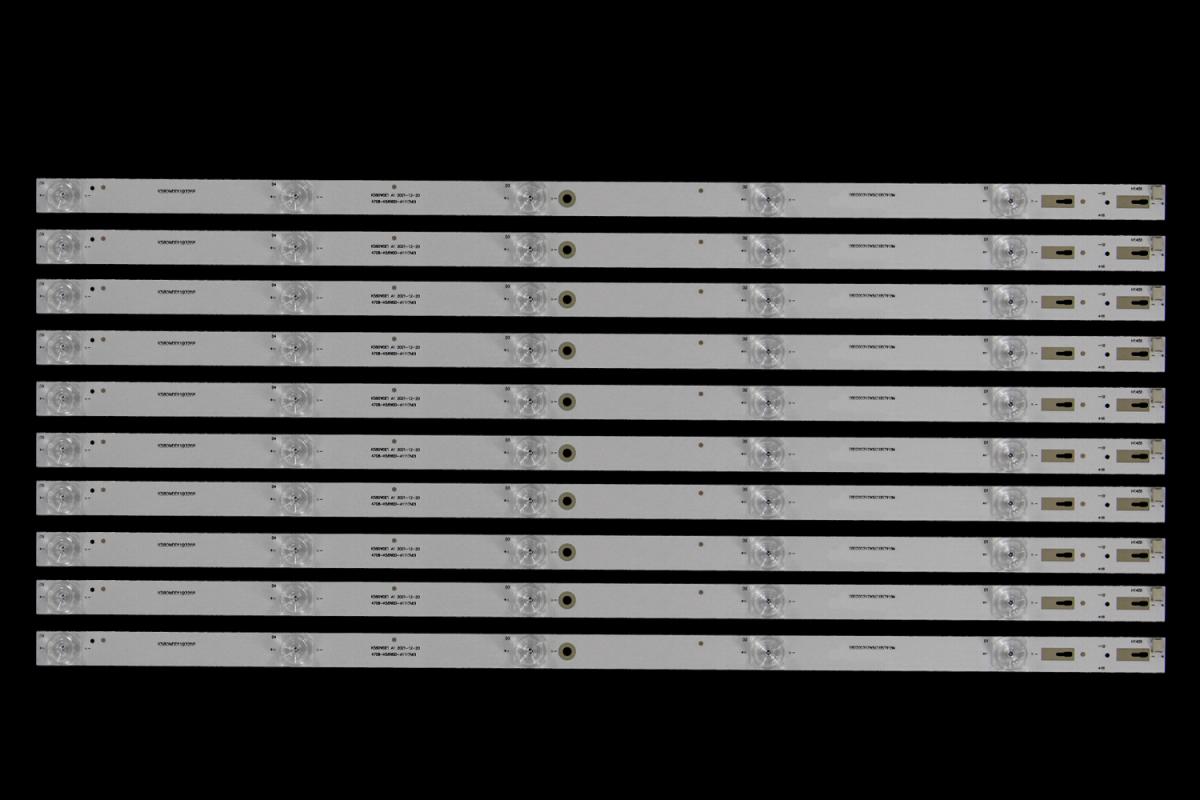 Zestaw listew LED do naprawy podświetlenia telewizora  HISENSE 58" zestaw 10szt x K580WDD1193268 K580WDE1 A1 2021-12-20 4708-K58WDD-A1117N01 58D2003V2W5C1B57918M
