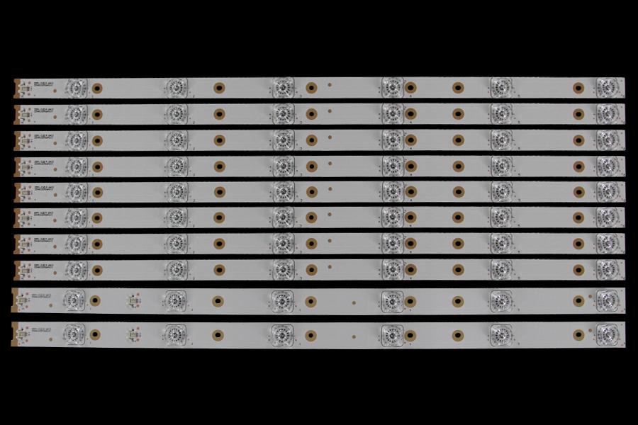 Zestaw listew LED do naprawy podświetlenia telewizora  TCL 55" zestaw 8A+2B x A:55HR330M06A2 55P1-CUD  B:55HR330M06 B2 55P1-CUD     55P1-CUD B 6*10  55HR330M06B2V1