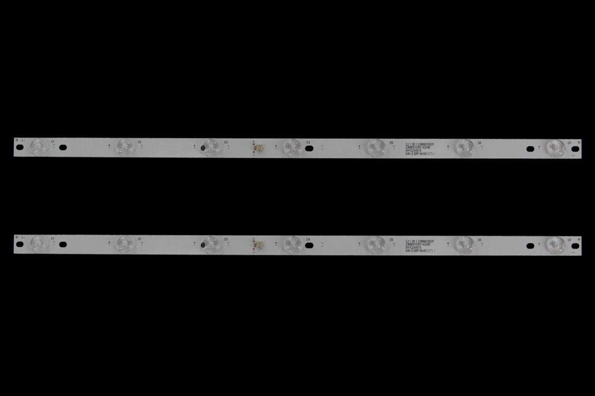 Zestaw listew LED do naprawy podświetlenia telewizora  HISENSE 32" zestaw 2szt x CJ 1.30.1.236N91002R  236N9102X7-A0036    6A7CZ44015  94V-0  SRP-RoHS