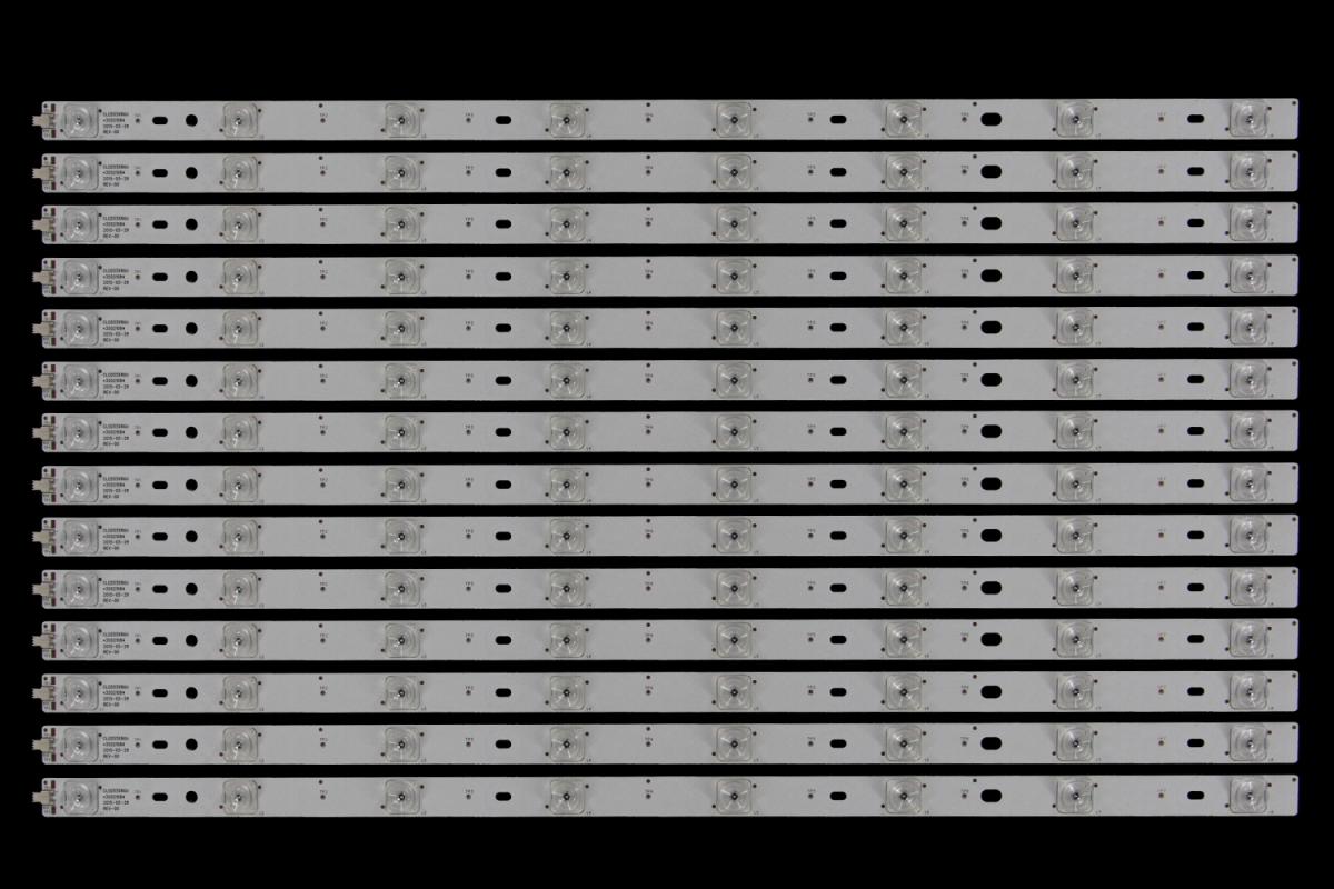 Zestaw listew LED do naprawy podświetlenia telewizora  KONKA 55" zestaw 14szt x KONKA CLED55X80U *35021084 2015-05-28 REV-00