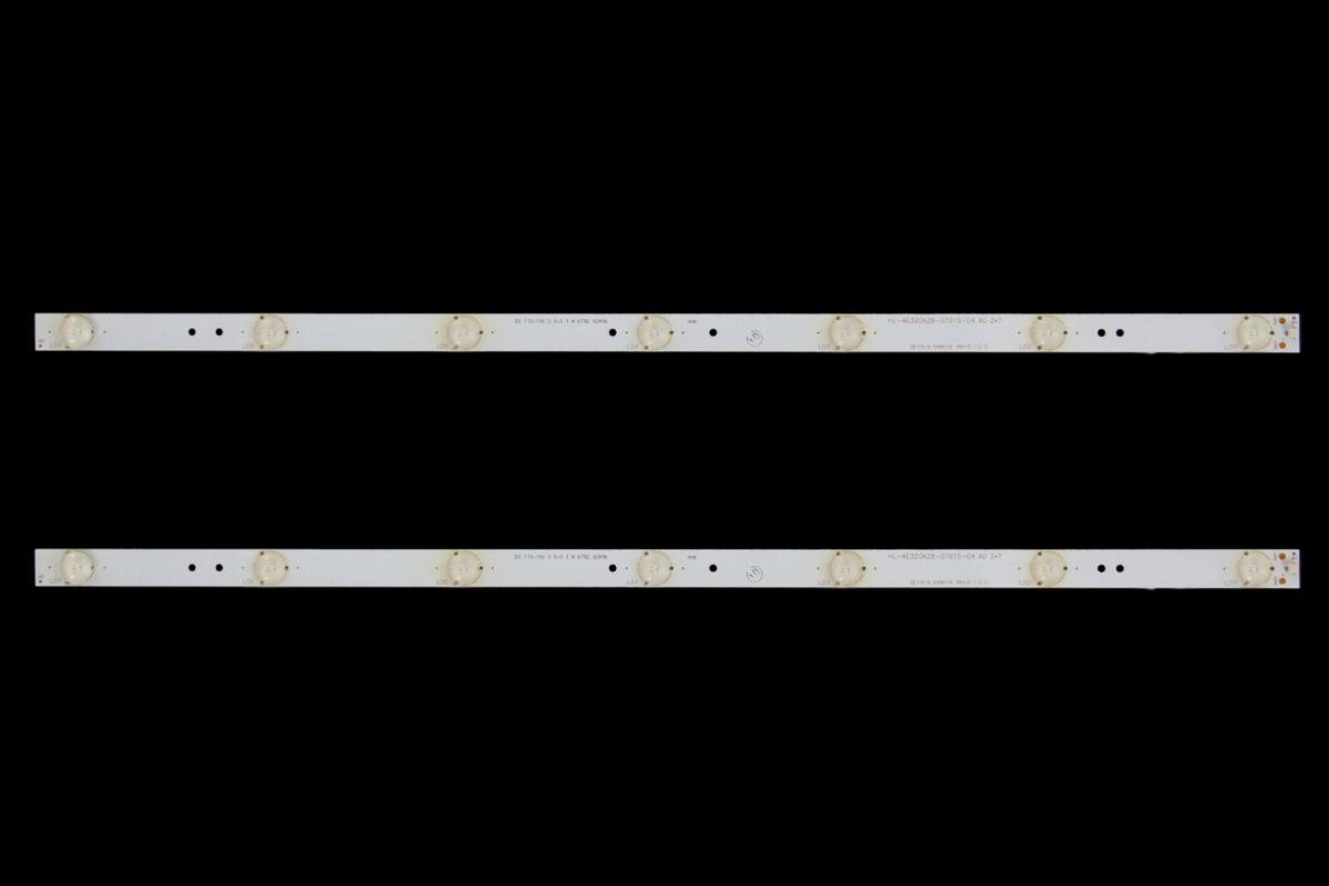 Zestaw listew LED do naprawy podświetlenia telewizora  HISENSE 32" zestaw 2szt x HL-4E320A28-0701S-04 A0 2*7