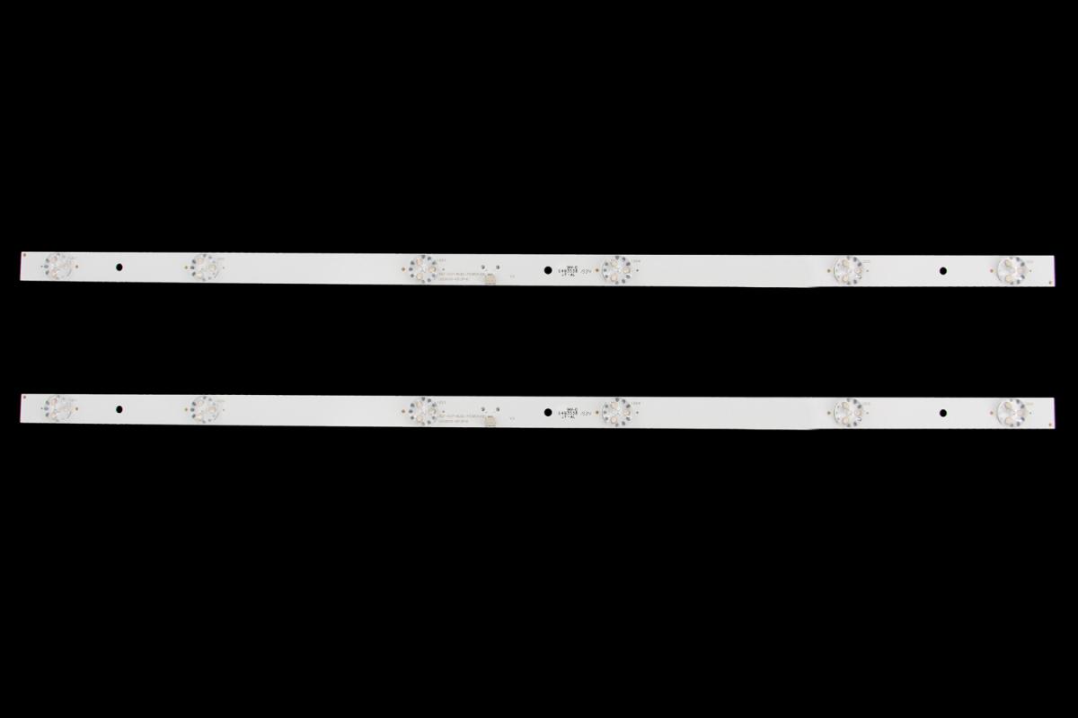 Zestaw listew LED do naprawy podświetlenia telewizora  HISENSE 32" zestaw 2szt x XQY-32P-6LED-VER8.0-02  LED3030-6S1P=6