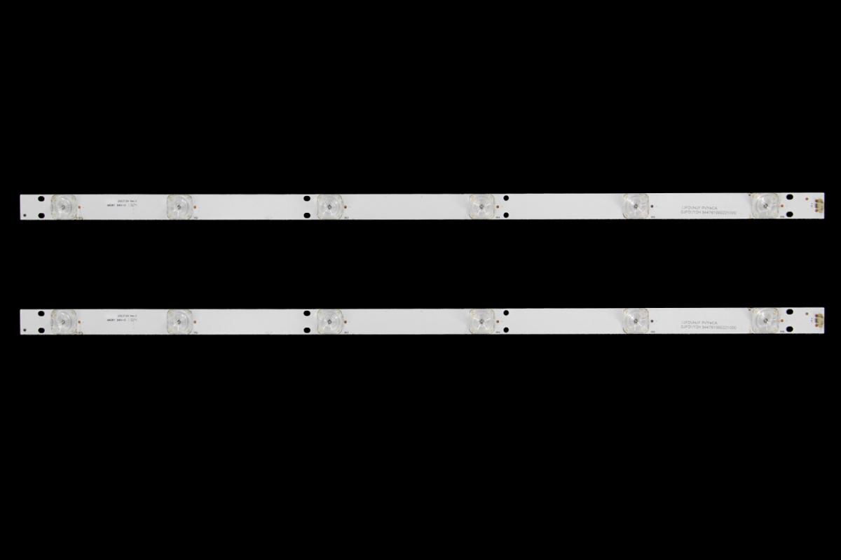 Zestaw listew LED do naprawy podświetlenia telewizora  HISENSE 32" zestaw 2szt x ShineOn 2D03729 Rev.D AA081  YJFDVHJF PVY4CA SJFDVY2H 344761000221000
