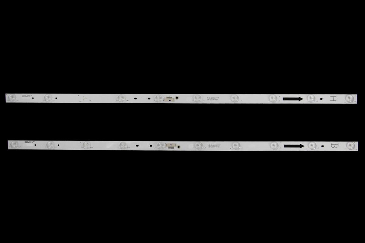 Zestaw listew LED do naprawy podświetlenia telewizora  HISENSE 65" zestaw  x A:65D9000 10*8 A-B04 65HR330M10A1 V0 HR/09/220403/01043 01F JV/PF6CU2C 4CT-LB650T-HR15A EVERLIGHT  B:65D9000 10*8 B-B04 65HR330M10B1 V0 HR/09/220403/01047 01F JV/PF6CU2C 4CT-LB650T-HR15B EVERLIGHT