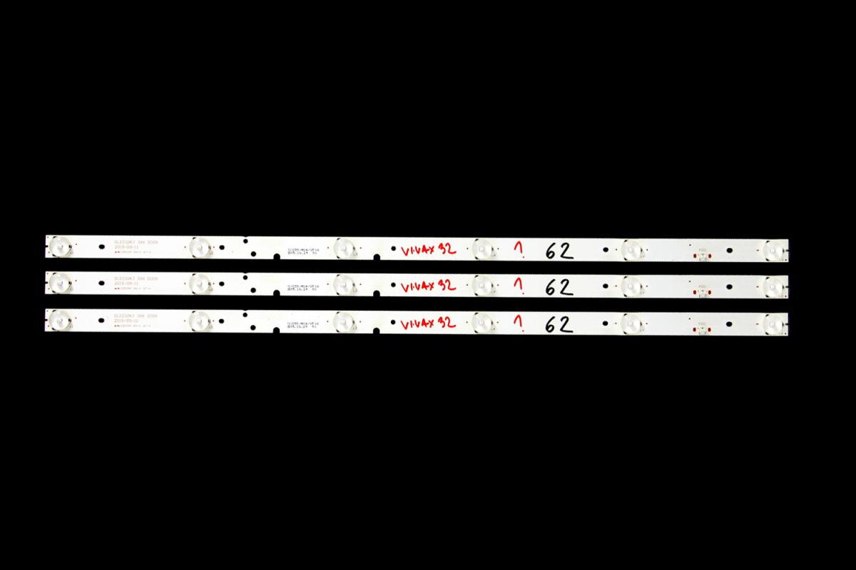 Zestaw listew LED do naprawy podświetlenia telewizora  VIVAX 32" zestaw 3szt x  DLED32KJ 3X6 0009 2015-09-11   C55/M04/VF16 2015.10.29