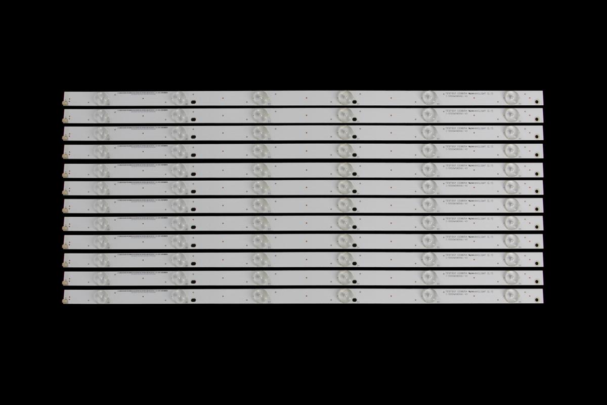 Zestaw listew LED do naprawy podświetlenia telewizora  VIZIO 55" zestaw 12szt x  TEST001 E330254 I-5500WS80061-V2