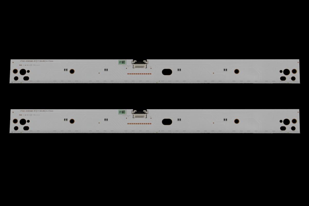 Zestaw listew LED do naprawy podświetlenia telewizora  SAMSUNG 65" zestaw 4szt x sj-BN96-42583A V7Q9-650SM0-R1 S_Q9_65_NBM_104_REV1.1_170126_0.6_4.17_LM41-00393A