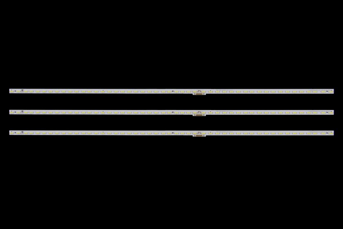 Zestaw listew LED do naprawy podświetlenia telewizora  SAMSUNG 75" zestaw 3szt x BN96-48379A  L1_RU8K_G5_CEM_S24(2)_R1.0_SC4_100_LM41-00723A| LM41-00774A